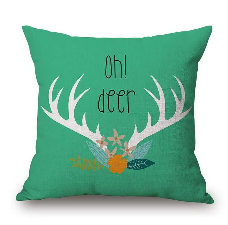 Tropical Deer Pillow Case