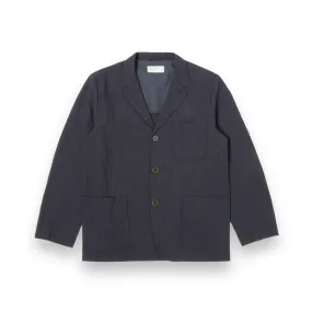 Universal Works Three Button Jacket 30123 ospina cotton dark navy