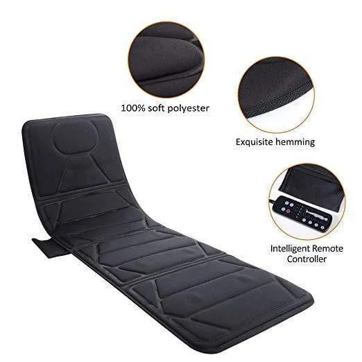 Vibrating Massage mat with heat,Full Body Massager for Neck and Back,leg,thighs-391S