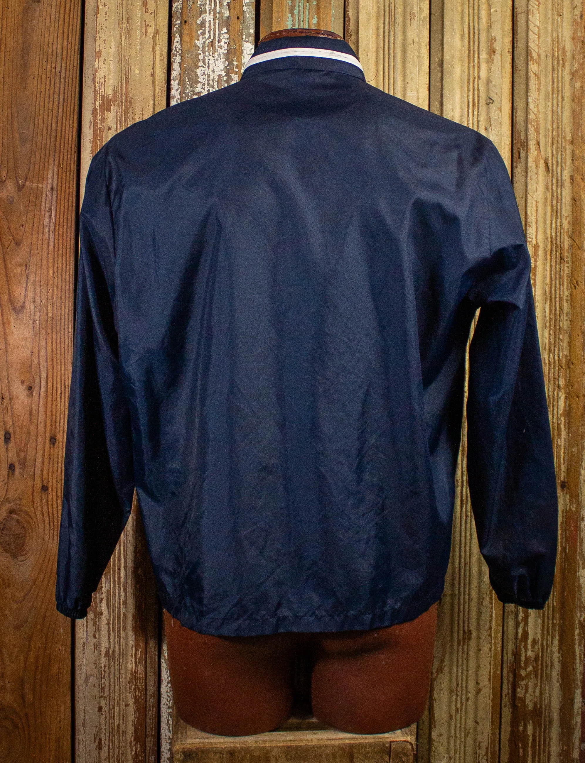 Vintage Olympia Beer Nylon Windbreaker Jacket 70s Navy Large