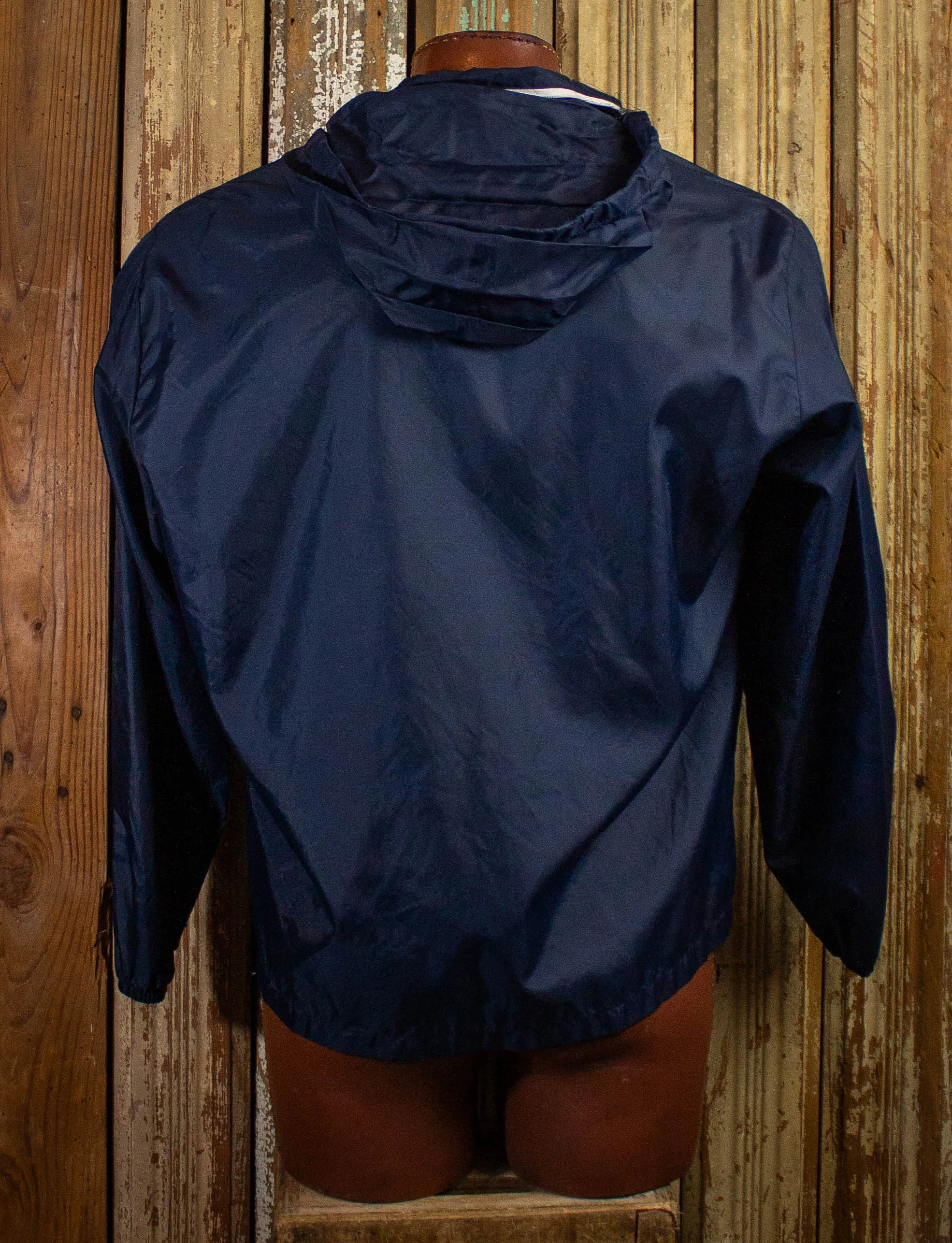 Vintage Olympia Beer Nylon Windbreaker Jacket 70s Navy Large